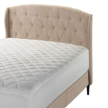Kort drottningsmadrass Pad Protector av Grand. Mjukt bekvma och hypoallergen RV -madrassskydd med stretchbara djupa fickor som passar perfekt. S