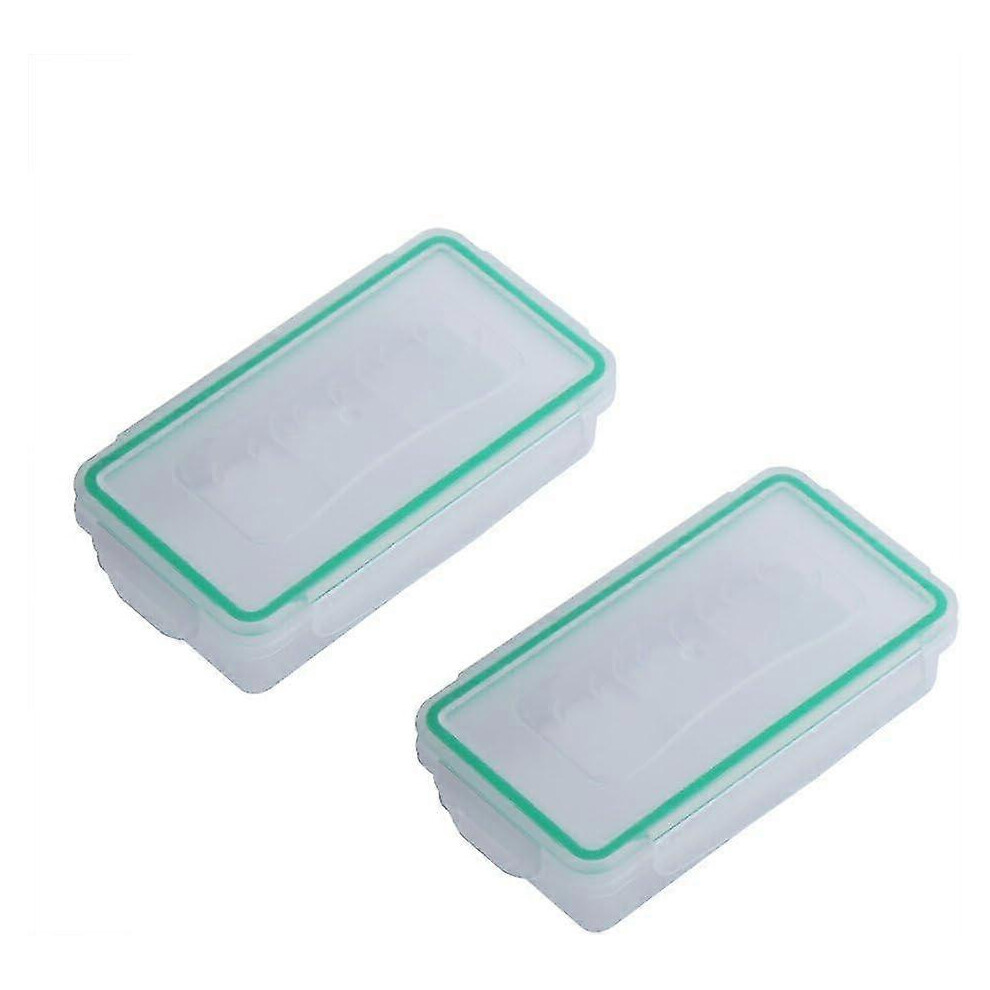 Storage Case For 18650 Batteries, 2 Pieces, Transparent Storage Box, Battery Protection 5014561827490