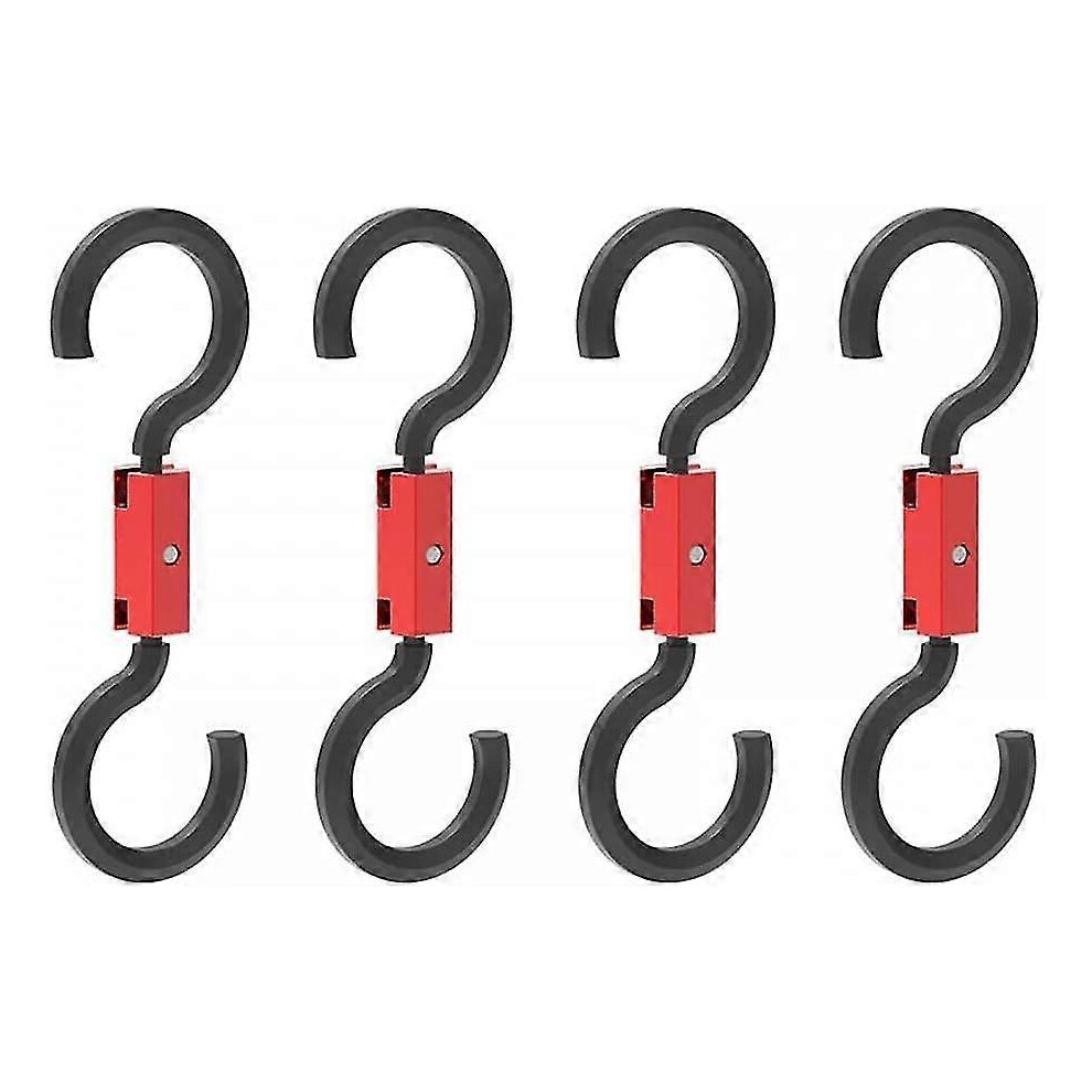 (Red) 4 Pcs Car Seat Headrest Hook,High Load-Bearing Car Headrest Hanger With 360 Rotating Hook Head For Hanging Purses Grocery Bag Red 5014561827599
