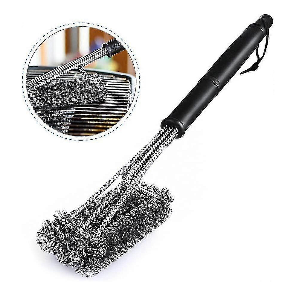 Grill Brush, Stainless Steel Brush, Cleaning Brush, Cleaning, Long Insulated Handle, Perfect for Charcoal Gas Electric Grill-image-OPC-PG5ZRMC-NEW