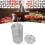 Stainless steel spice filter with foldable telescopic handle - Large capacity, versatile use, comfortable handle. 5