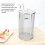 Stainless steel spice filter with foldable telescopic handle - Large capacity, versatile use, comfortable handle. 4
