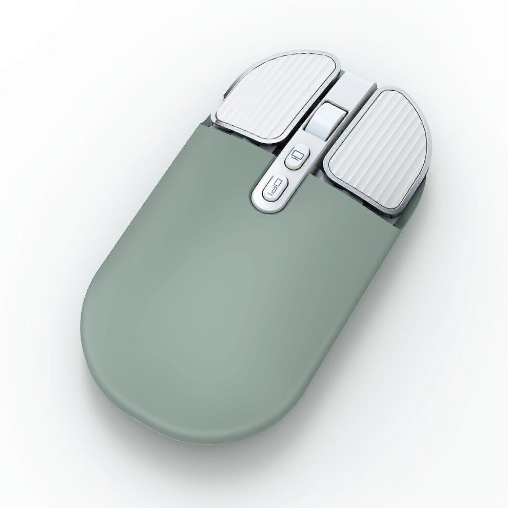 (Green) Cordless Mouse Silent Mouse Dual Modes Bt5.1 And 2.4Ghz Rechargeable Wireless Green 5014561828541