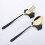 10pcs Chopstick Rest,spoon Fork Knife Holder Set,cutlery Stand,black 3