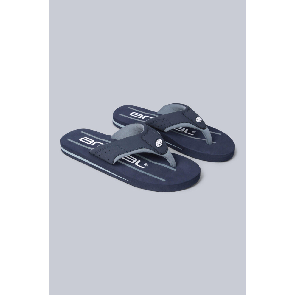 (7 UK, Navy) Animal Mens Jekyl Recycled Flip Flops