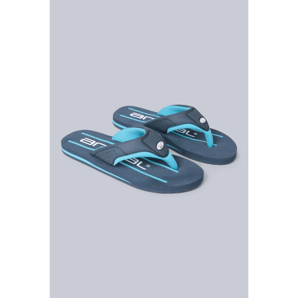 (7 UK, Bright Blue) Animal Mens Jekyl Recycled Flip Flops