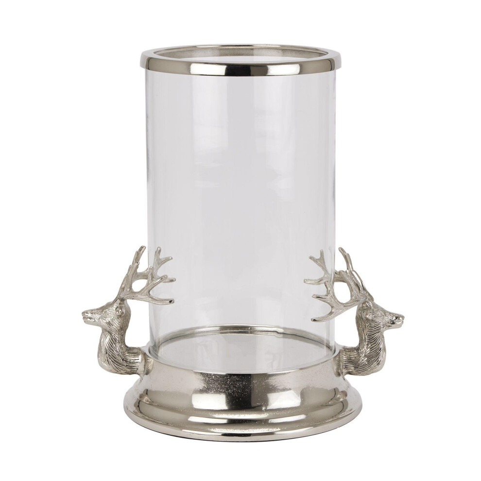 Hill Interiors Hurricane Stag Head Lantern