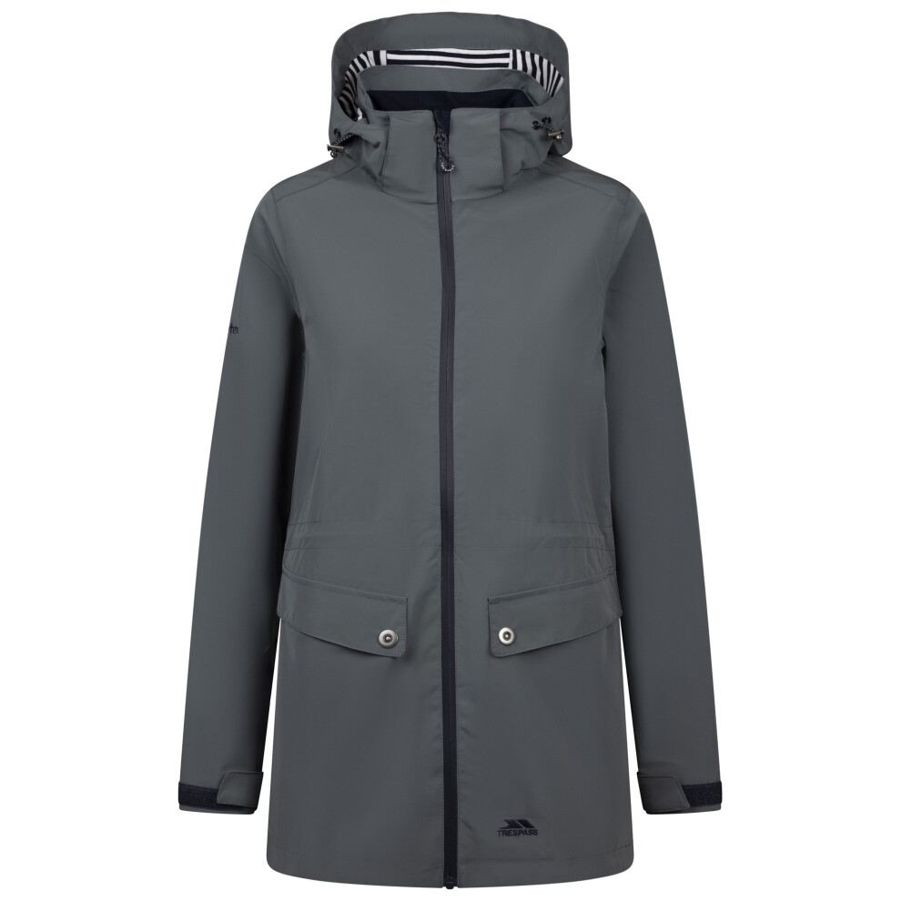 (M, Teal Mist) Trespass Womens/Ladies Tiverton Waterproof Jacket