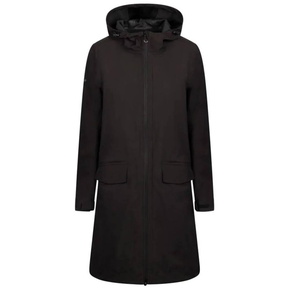 (L, Black) Trespass Womens/Ladies Sponsor Waterproof Jacket