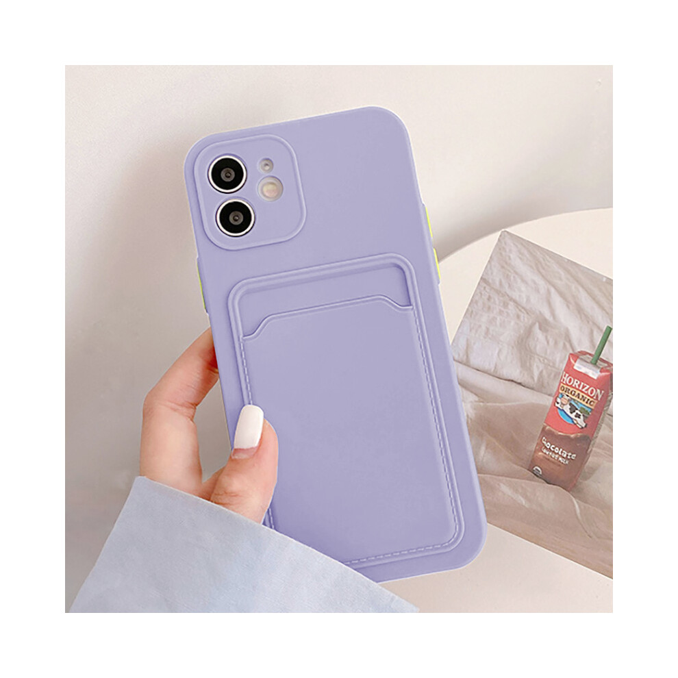 (, For Iphone 13 Pro) Card Holder Case For Iphone 11 Cases Iphone 15 14 Purple 9465268050869