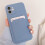 (Purple, For iPhone 7 8 Plus) Card Holder Case For Iphone 11 Cases Iphone 15 14 6