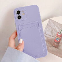 (Purple, For iPhone XR) Card Holder Case For Iphone 11 Cases Iphone 15 14
