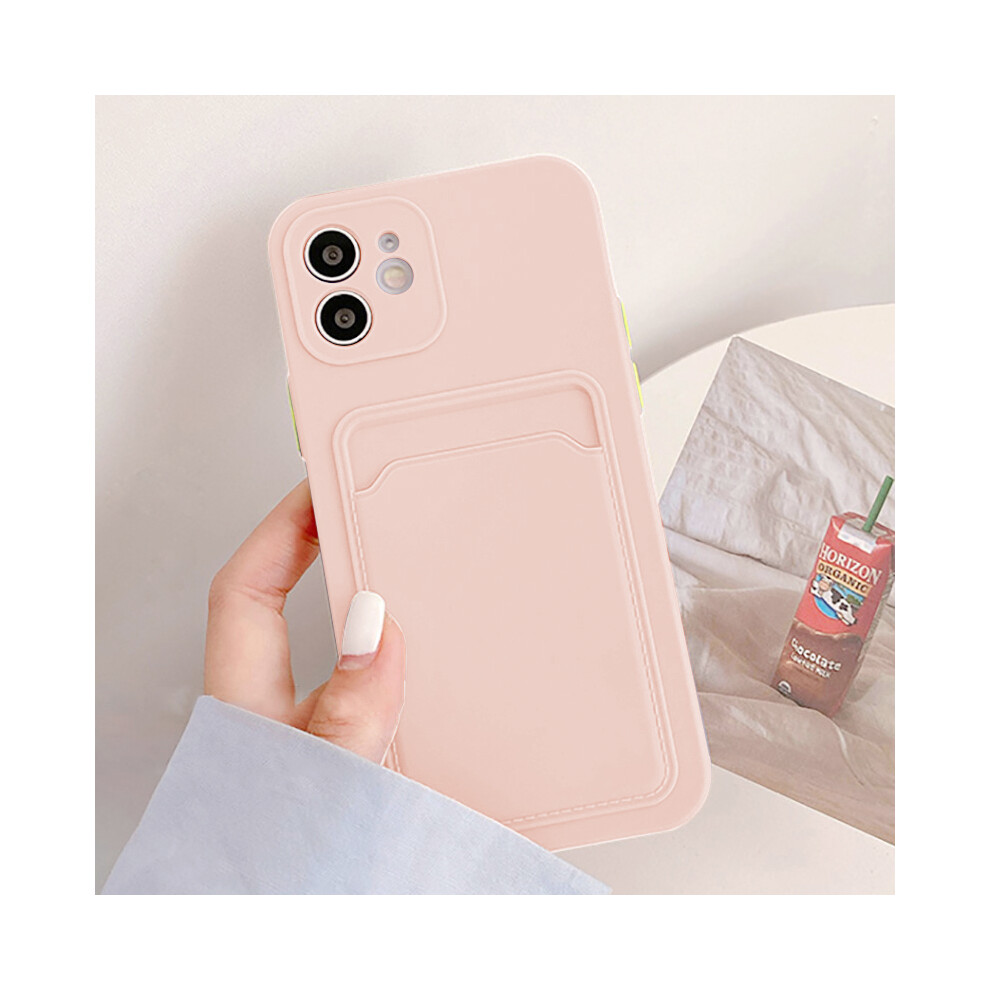 (Pink, For iPhone 15) Card Holder Case For Iphone 11 Cases Iphone 15 14-image-OPC-PG629DB-NEW