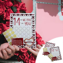 Valentine's Day Scratch Off Soon 14 Things Or We Love About You Gift Greeting Card Surprise Flye254436
