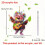 Granny Playing Guitar 2D Acrylic Pendant Flye257061 3