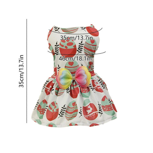 (B)Easter Dog Clothes Easter Cute Pet Summer Clothes Flye254640 1