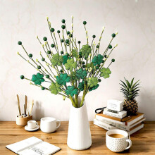 St. Patrick's Simulated Arrangement Spring Hat Festival Clovers Branch Decorative Flower Arrangement Flye253965