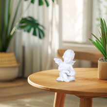 Vintage Resin Statue Candles Praying Ornaments Wing Ornaments Statue Ornaments for Home Decor Sympathy Gifts Flye255088