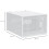 Homcom HOMCOM 8PCS Stackable Clear Plastic Shoe Storage Box for UK/EU Size 12/46 3