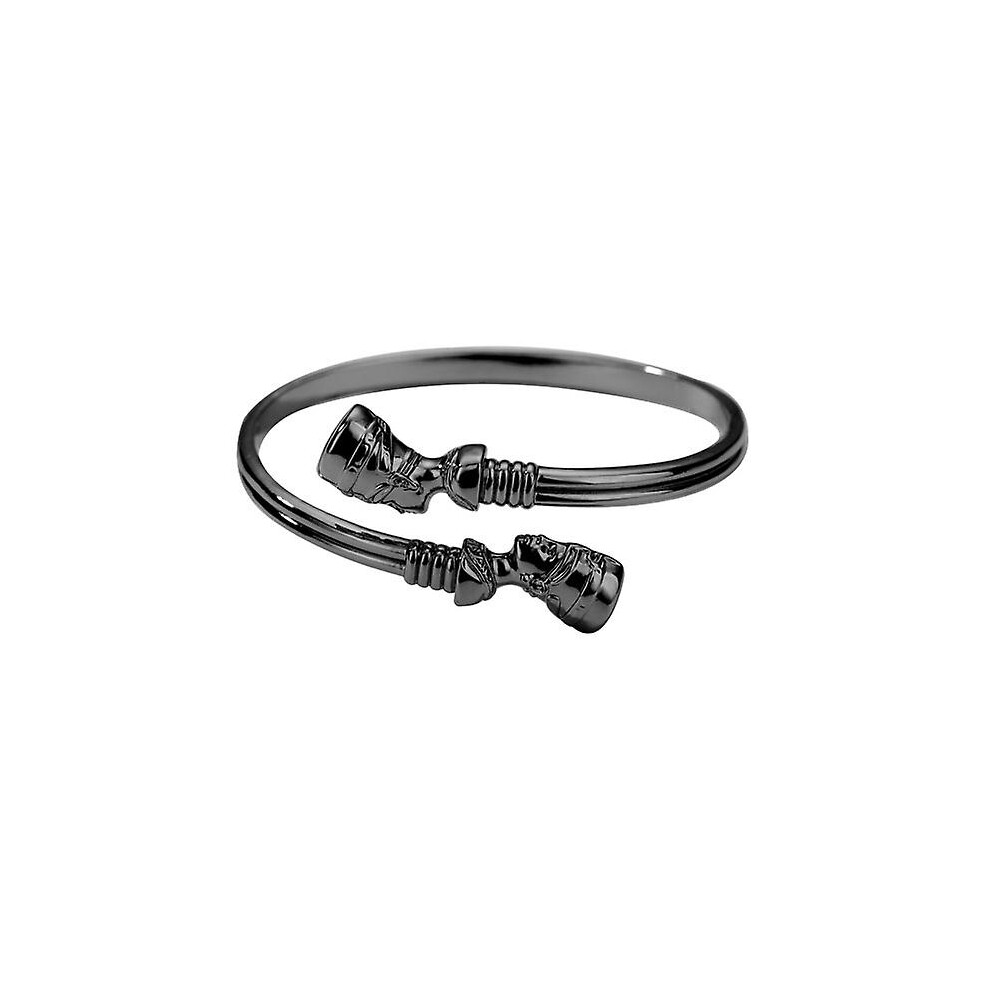 (Nefertiti Black) Egyptian Jewelry Egyptian Queen Nefertiti Bracelets For Women Gold Color Cuff Black,Gold