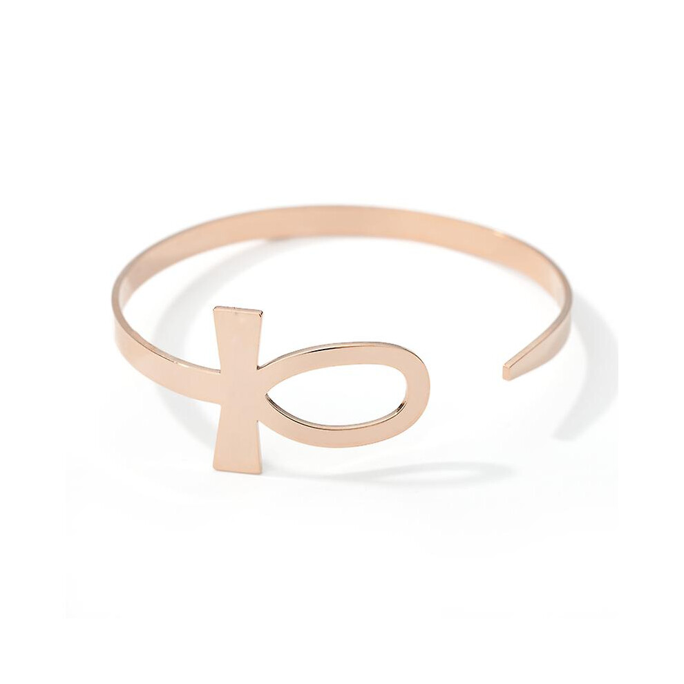 (Rose ) Egyptian Jewelry Egyptian Queen Nefertiti Bracelets For Women Color Cuff Gold