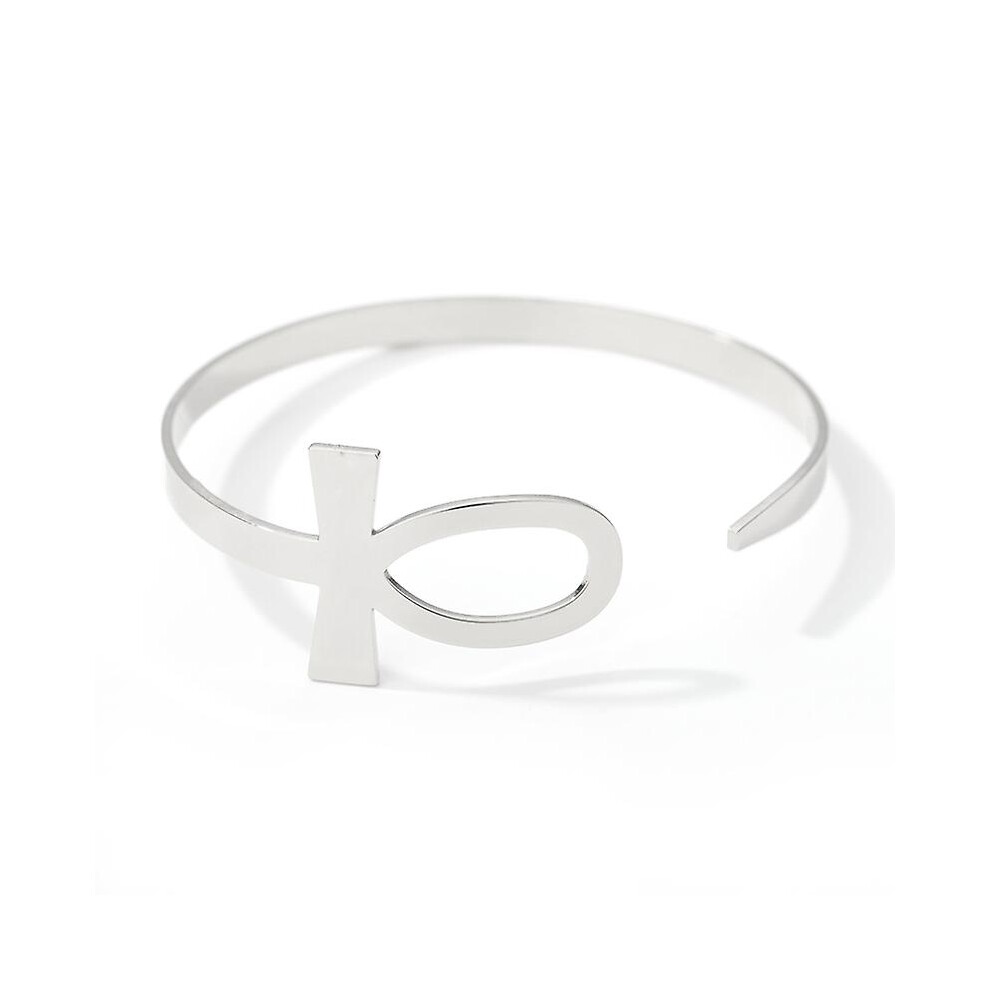 (Silver B) Egyptian Jewelry Egyptian Queen Nefertiti Bracelets For Women Gold Color Cuff Silver,Gold