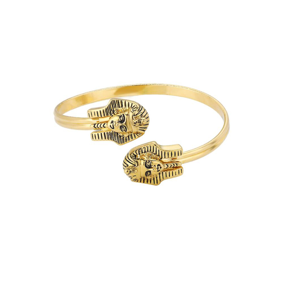 (Pharaoh ) Egyptian Jewelry Egyptian Queen Nefertiti Bracelets For Women Color Cuff Gold
