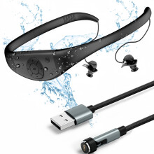 Waterproof Swimming Headphones,Magnetic Charge 8GB of Mp3 Player
