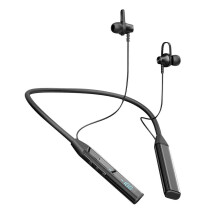 (One Size,Black)Wireless Bluetooth Headphones Hanging Neck Extra Heavy Bass Card Sports Bluetooth Headphones