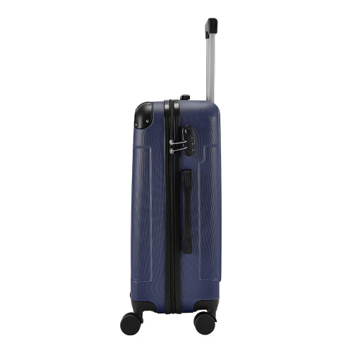 Living And Home 20 Inch Hardside Spinner Suitcase with Combination Lock, Blue 1