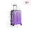 Living And Home 20 Inch Hardside Spinner Suitcase with Combination Lock, Purple 8