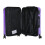 Living And Home 20 Inch Hardside Spinner Suitcase with Combination Lock, Purple 4