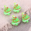 50PCS  LED Flashing Light Christmas Brooch Pins Mixed Style 4