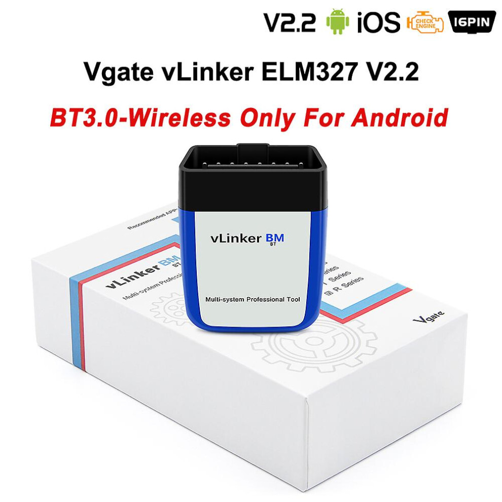 (Vlinker Bt3.0) Vgate Vlinker Bm Elm327 V2.2 For Bmw Scanner Bluetooth Wifi Obd 2 Obd2 Car Diagnostic Elm 327 Auto Tool For Bmw Bimmercode 8792504467770