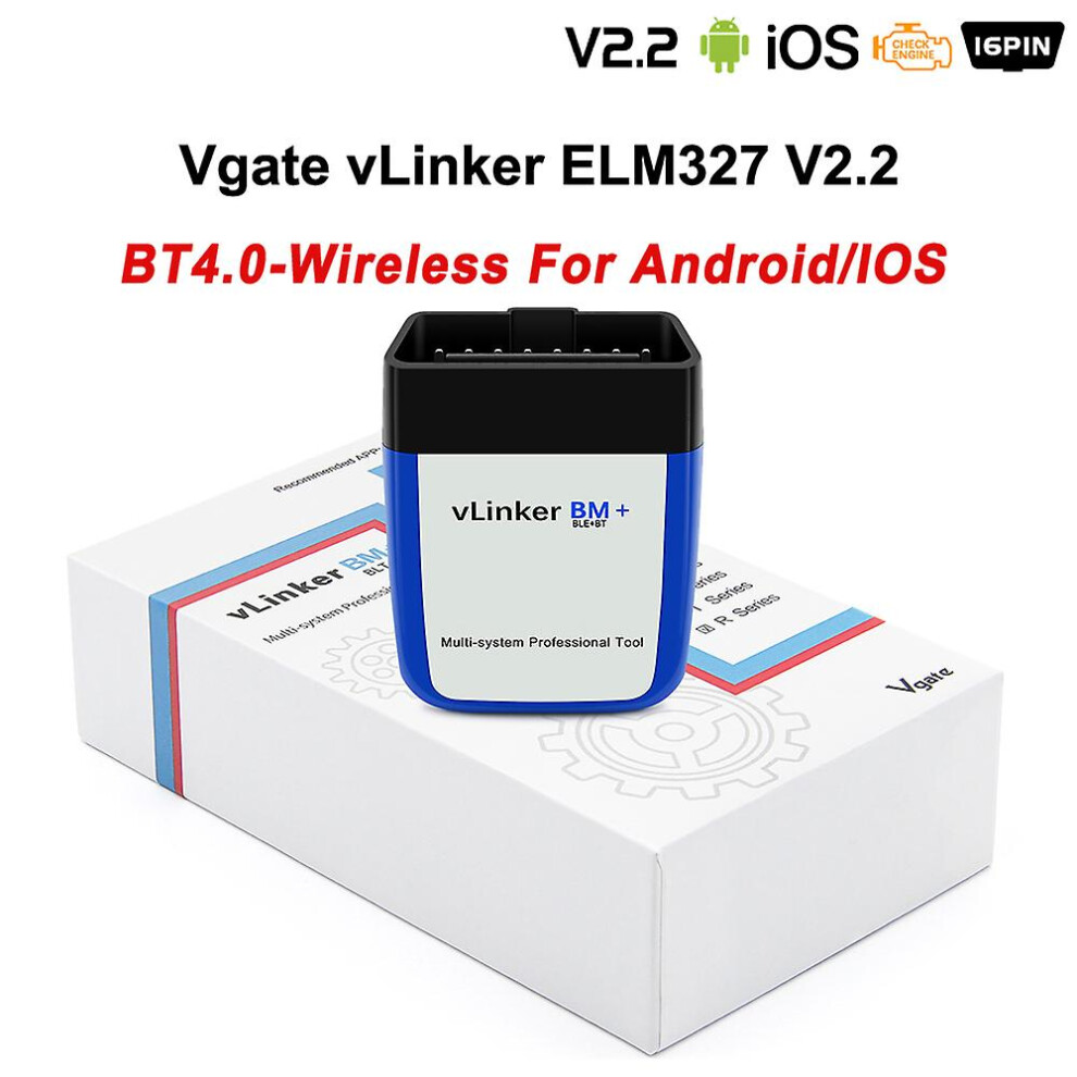 (Vlinker Bt4.0) Vgate Vlinker Bm Elm327 V2.2 For Bmw Scanner Bluetooth Wifi Obd 2 Obd2 Car Diagnostic Elm 327 Auto Tool For Bmw Bimmercode 8792504467787