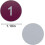 (Purple) Plastic Number Tags Engraved Numbered Tags Without Hole (1-100, Red) 3