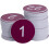 (Purple) Plastic Number Tags Engraved Numbered Tags Without Hole (1-100, Red) 6