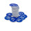 (Blue) Plastic Number Tags Engraved Numbered Tags Without Hole (1-100, Red) 4