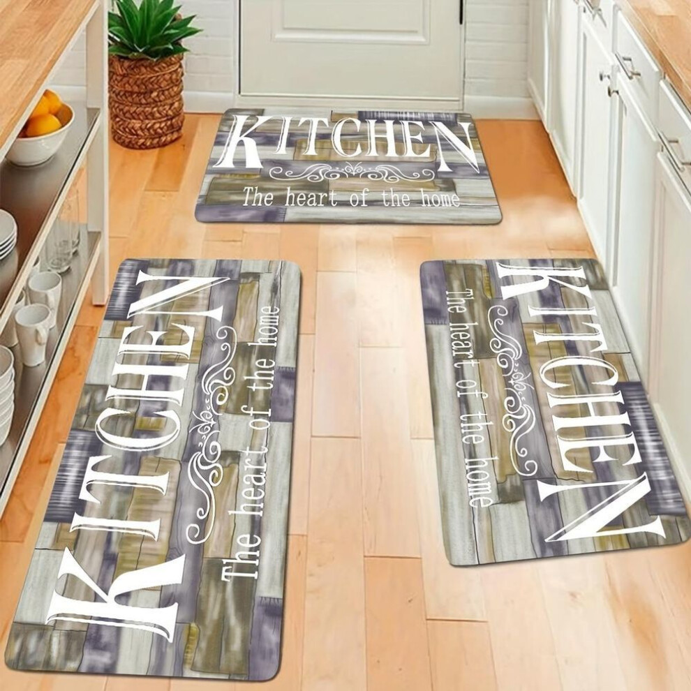 (50*80cm) Anti Fatigue Kitchen Mat Non Slip Thick Cushioned Kitchen Rug Heavy Duty Comfort Standing Mats Waterproof Kitchen Carpet