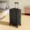 Living And Home (Black, 20 inch) Rolling Hardshell Luggage Travel Suitcase 3