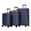 Living And Home (Blue, 24 inch) Rolling Hardshell Luggage Travel Suitcase 1