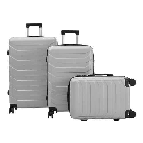 Living And Home (Grey, 24 inch) Rolling Hardshell Luggage Travel Suitcase 2