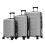 Living And Home (Grey, 24 inch) Rolling Hardshell Luggage Travel Suitcase 1