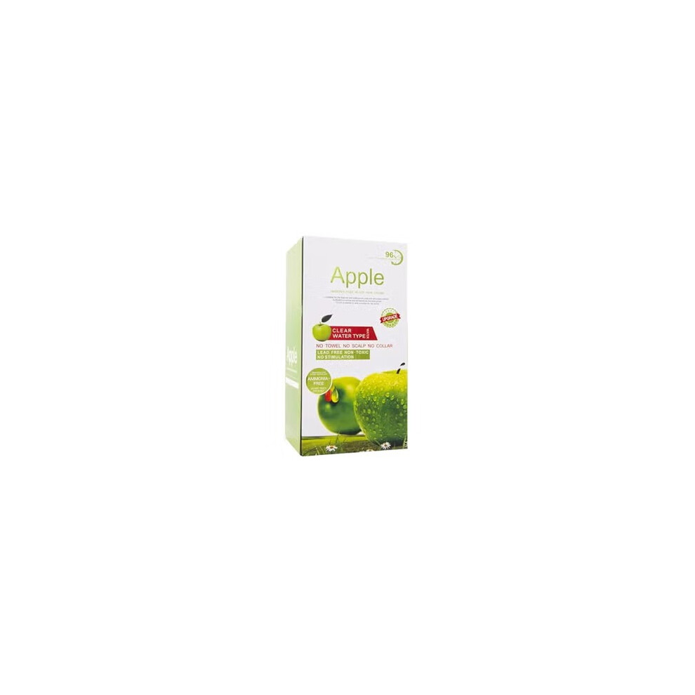 APPLE COSMETIC Ammonia free Black Hair DYE Cream, No Toxic, No Stimulation, Natural Black Hair Colour cream