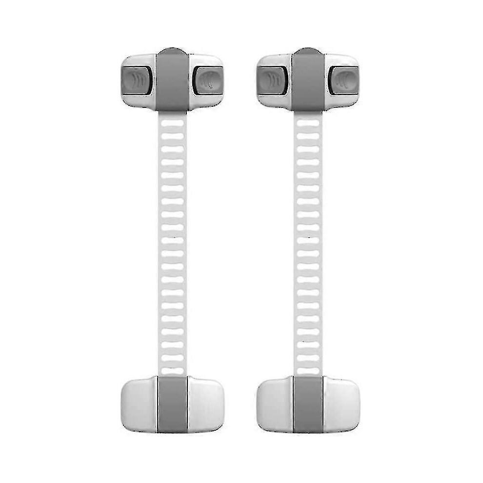 2pcs Child Window Blocks Baby Window Restraint Baby Safety Locks Gray