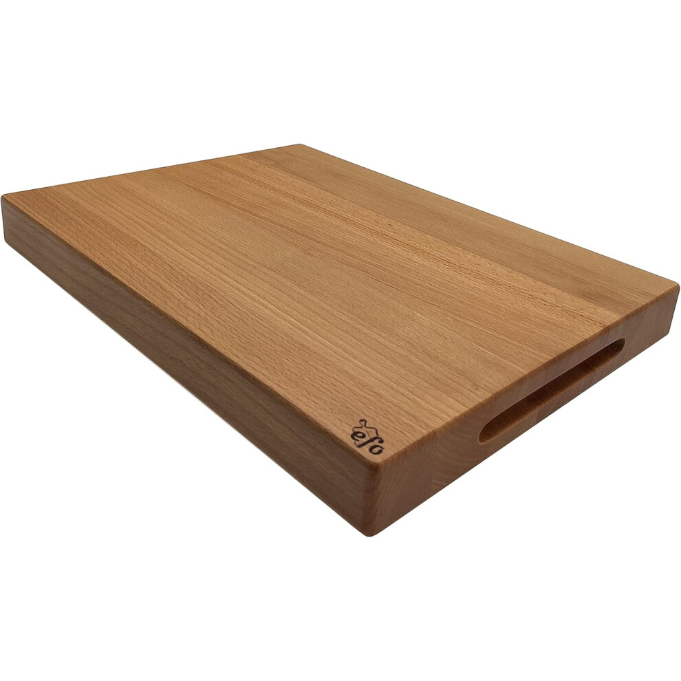 (40L x 30W cm) Large wooden chopping board sturdy cutting board wooden cork serving and carving board large chopping board