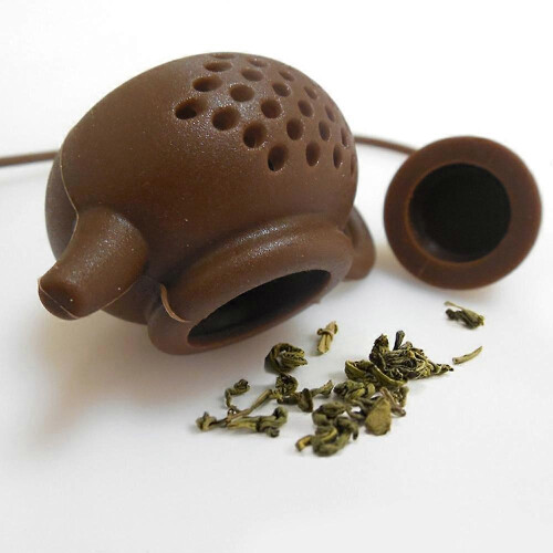 Details About Tea Infuser Strainer Silicone Tea Bag Leaf Filter Diffuser 2