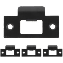 4pcs Deadbolt Strike Plates Latch Door Strike Plates Door Plate Reinforcement Plates