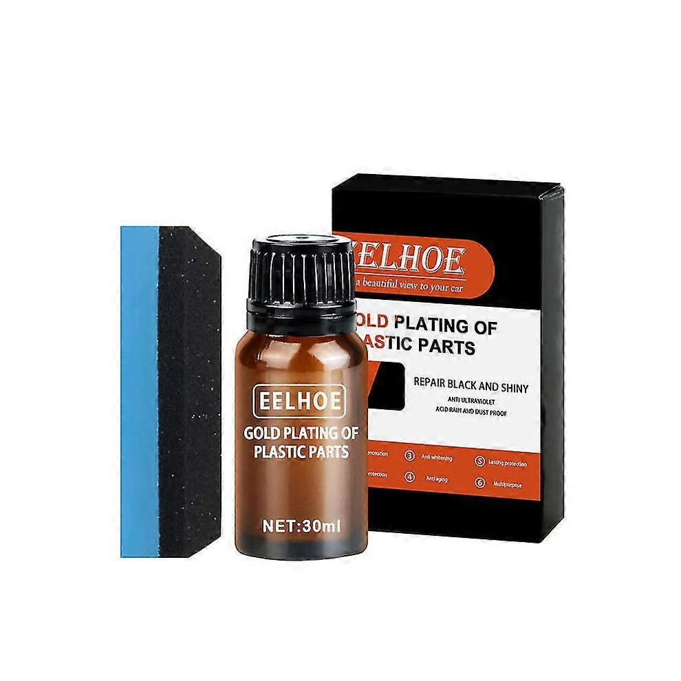 (30Ml) Car Plastic Revitalizing Coating Agent Refreshing Refurbish For Auto Part Set 5014561852492