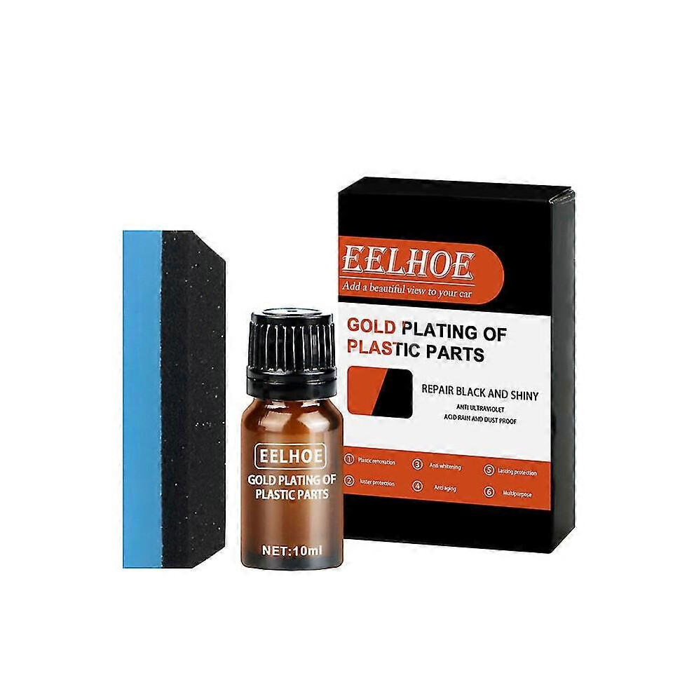 (10Ml) Car Plastic Revitalizing Coating Agent Refreshing Refurbish For Auto Part Set 5014561852478
